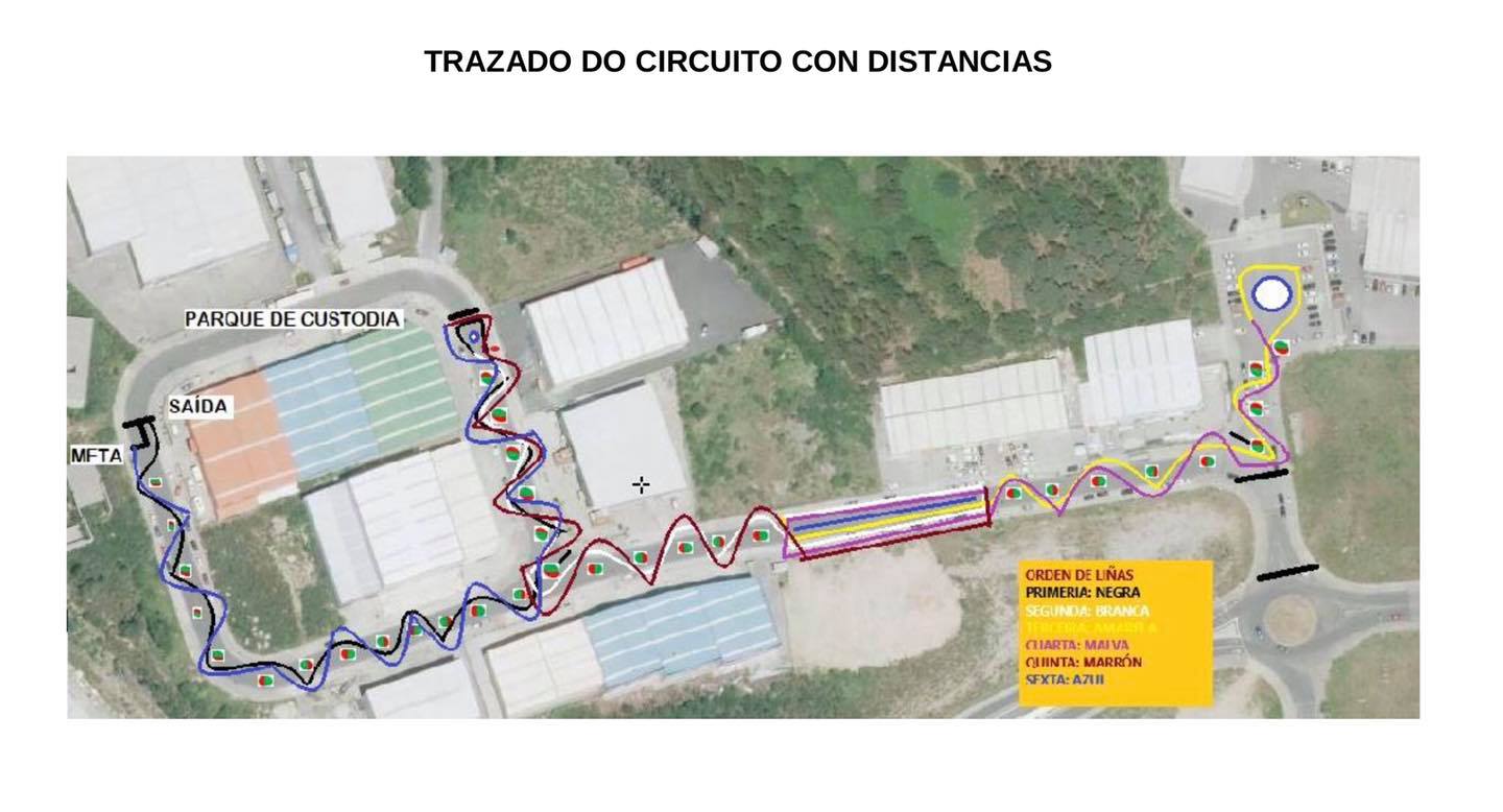 Novo trazado XVI Slalom Scratch Fene 2020