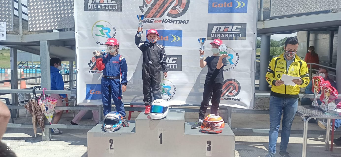 RAFAEL SIMON P1 na segunda proba do Campionato de karting de Castela e León