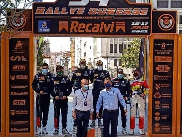 Iago Gabeiras Segundo caixón do podium no Rally de Ourense