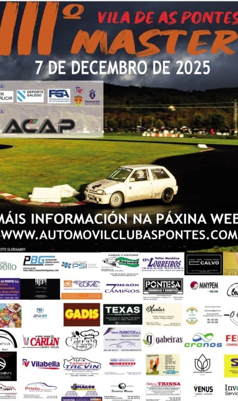III MÁSTER VILA DE AS PONTES